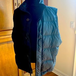 Men's Black and Blue Jacket